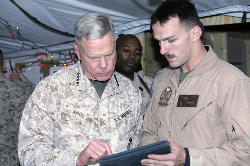 35th Marine commandant spends first Christmas in Afghanistan