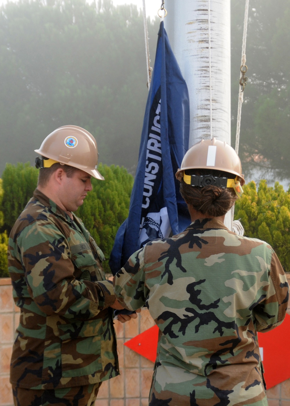 NMCB 74 Assumes Command of Camp Mitchell