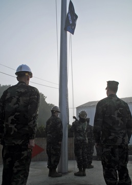 NMCB 74 Assumes Command of Camp Mitchell