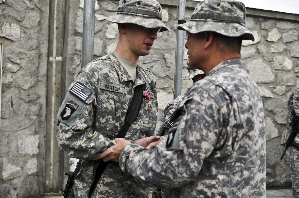 FOB Fenty defenders recognized for combat actions