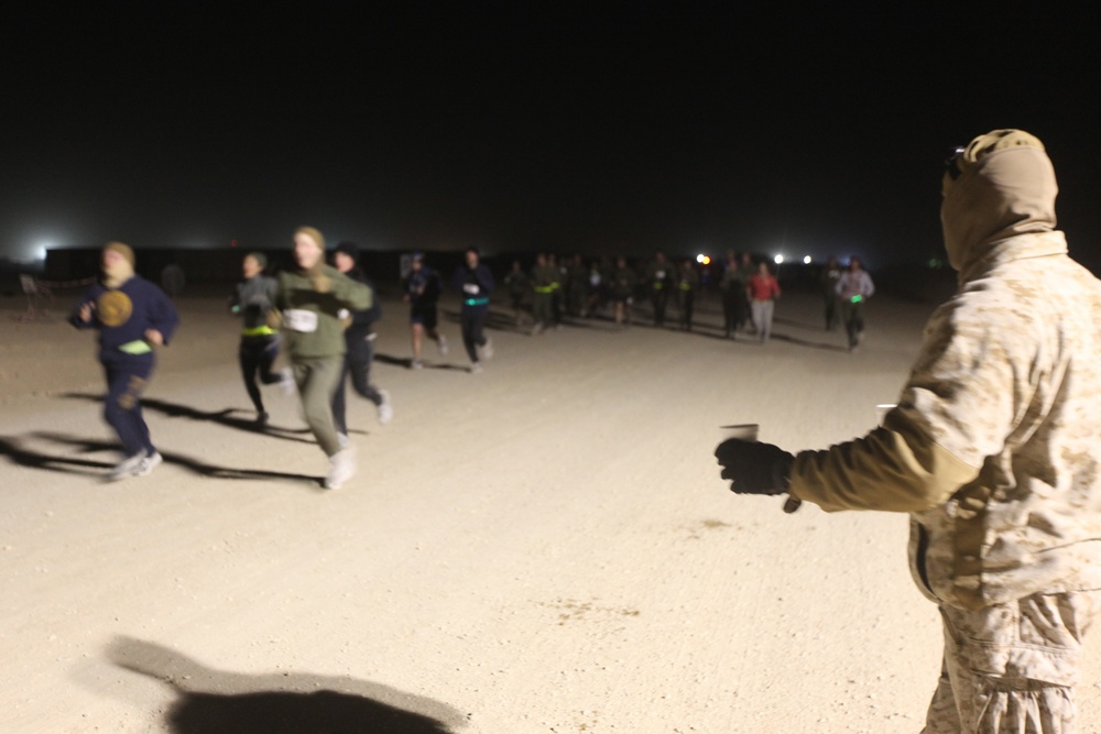 Camp Leatherneck hosts New Year's Eve 5K