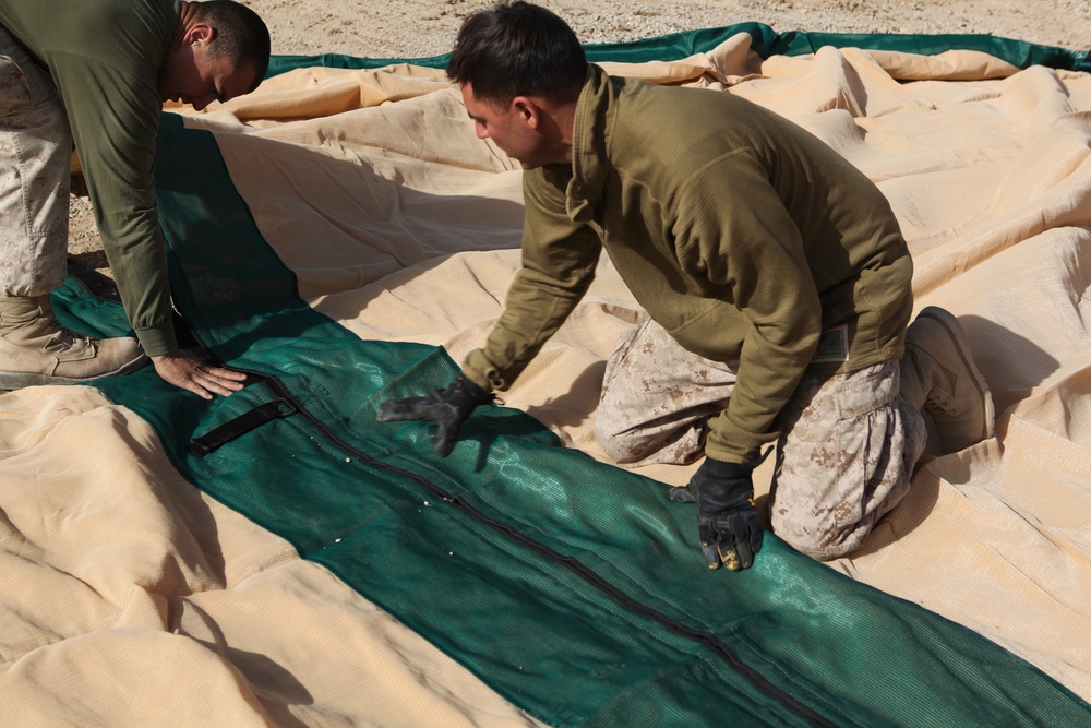 MWSS-373 improve landing zones in Afghanistan