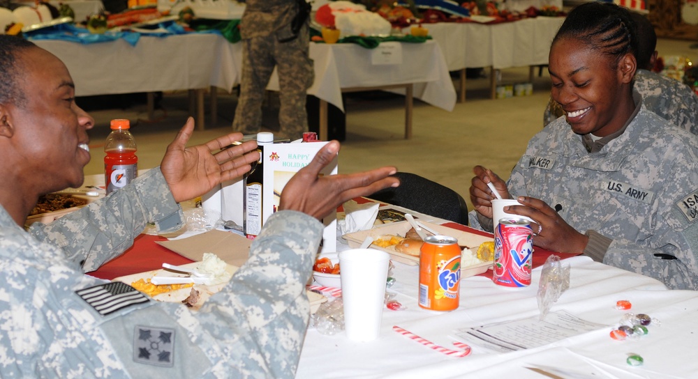 Christmas Dinner at Camp Marmal
