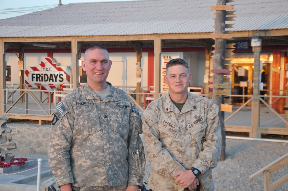 Father and Son Reunite in Afghanistan