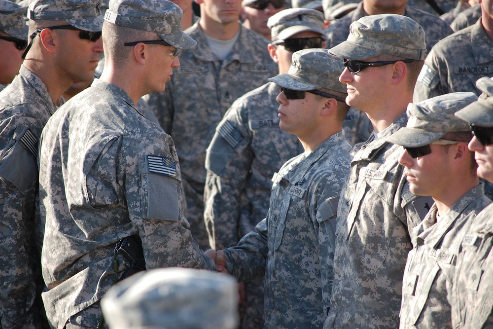 Combat badges and patches: USD-C infantry battalion recognizes Soldiers