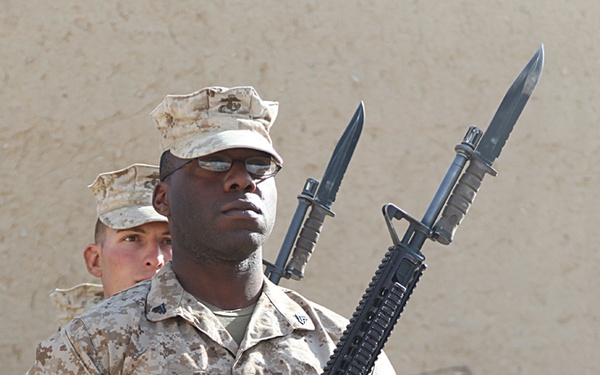 3rd Battalion, 5th Marine Regiment honor fallen Marine