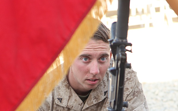 3rd Battalion, 5th Marine Regiment honor fallen Marine