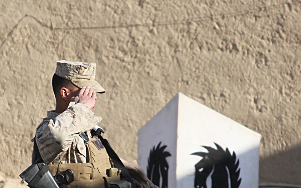 3rd Battalion, 5th Marine Regiment honor fallen Marine