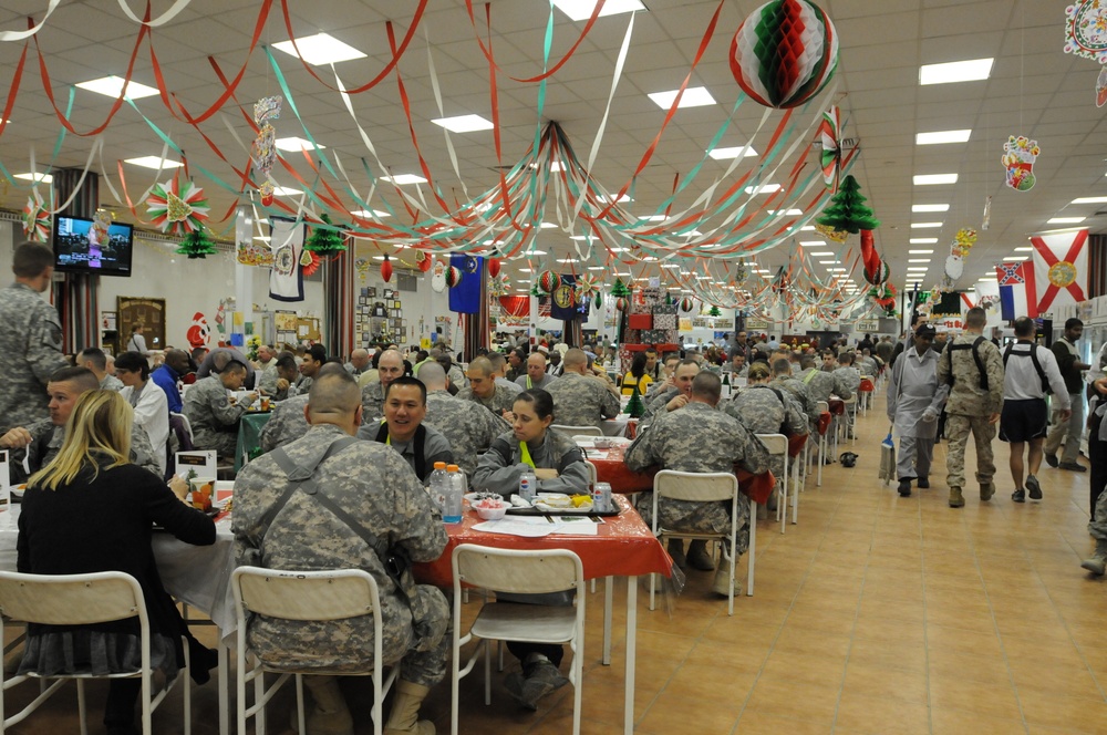 Celebrating Christmas on Camp Victory