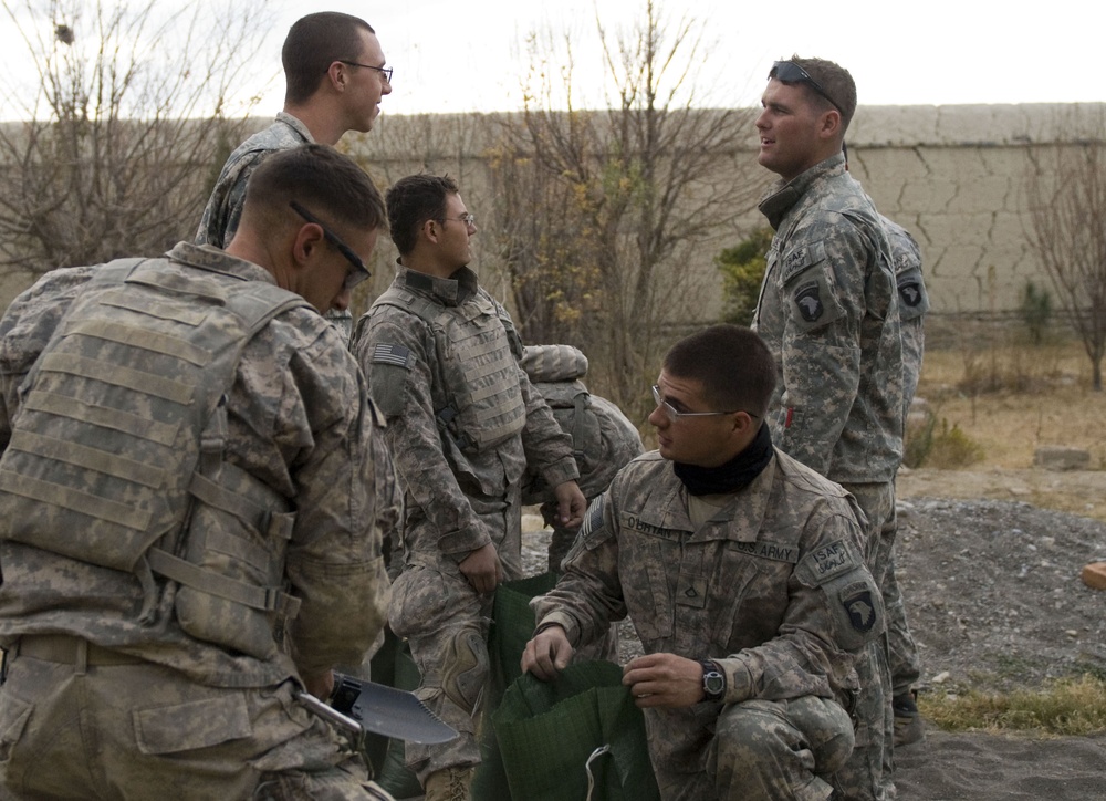 1st Bn., 187th Inf. Regt., patrols Sabari District