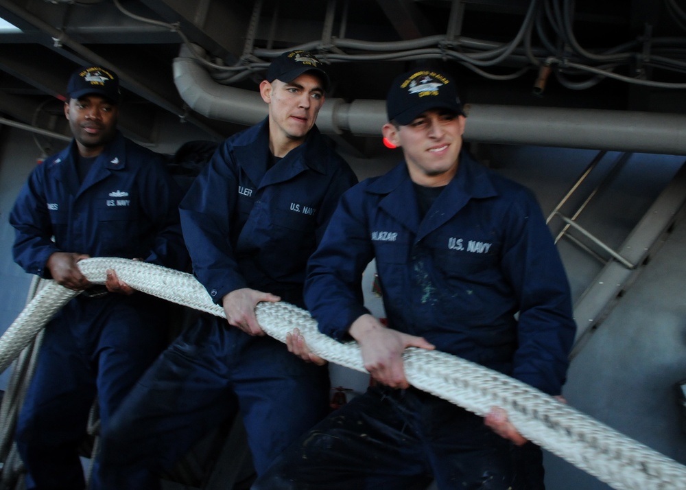 USS Ronald Reagan Action