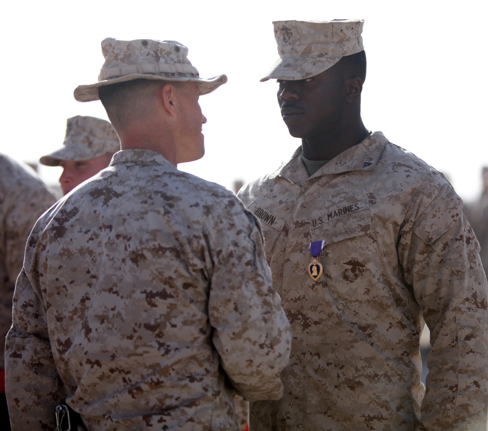 Marine awarded in Afghanistan for dedication, sacrifice