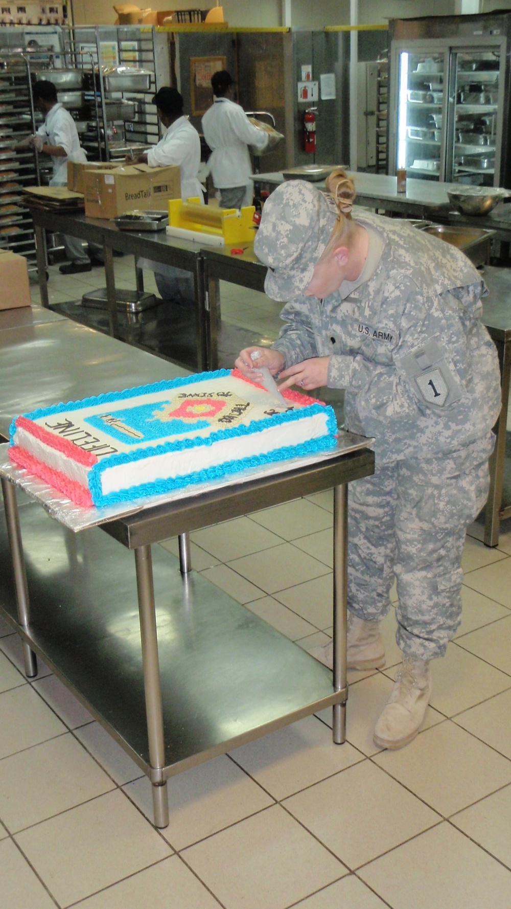 'Lifeline' soldiers prepare a holiday feast