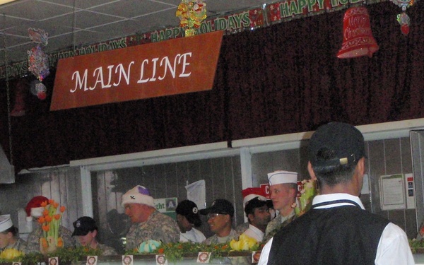 'Lifeline' soldiers prepare a holiday feast