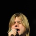 Philadelphia based Alternative rock band Fosterchild lead singer Danny Beissel sings during a New Years Eve concert in Guantanamo Bay
