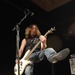 Philadelphia based Alternative rock band Fosterchild base guitar player Michael Vlaanderen wails on his bass guitar during a performance at a New Years Eve concert in Guantanamo Bay