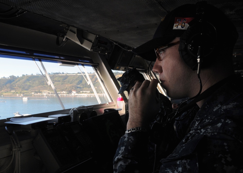 USS Ronald Reagan departs San Diego