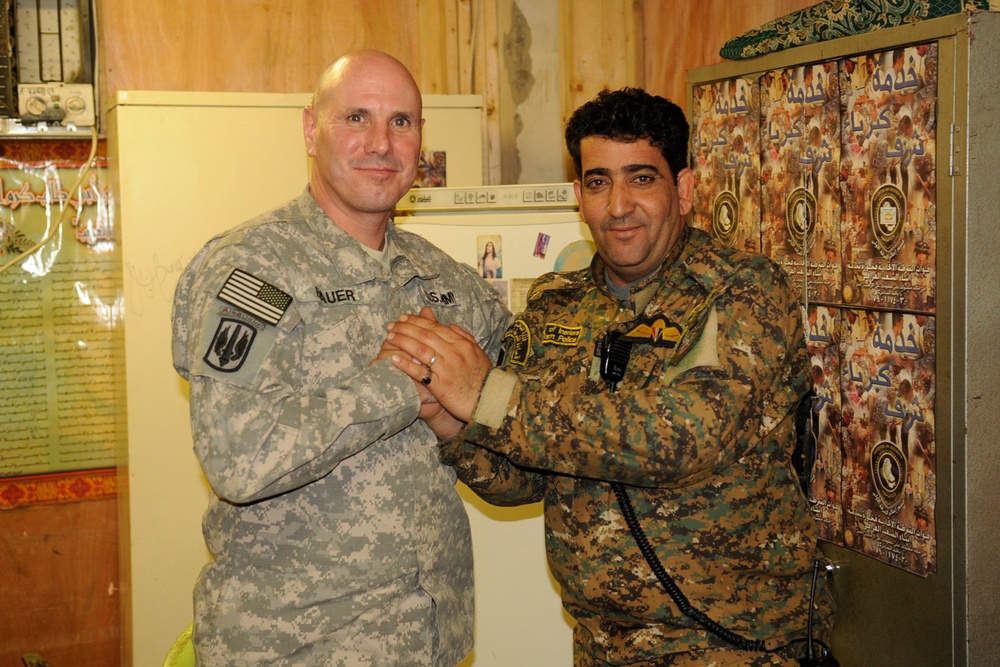 USD-C senior enlisted leaders forge partnership with Iraqi Federal Police