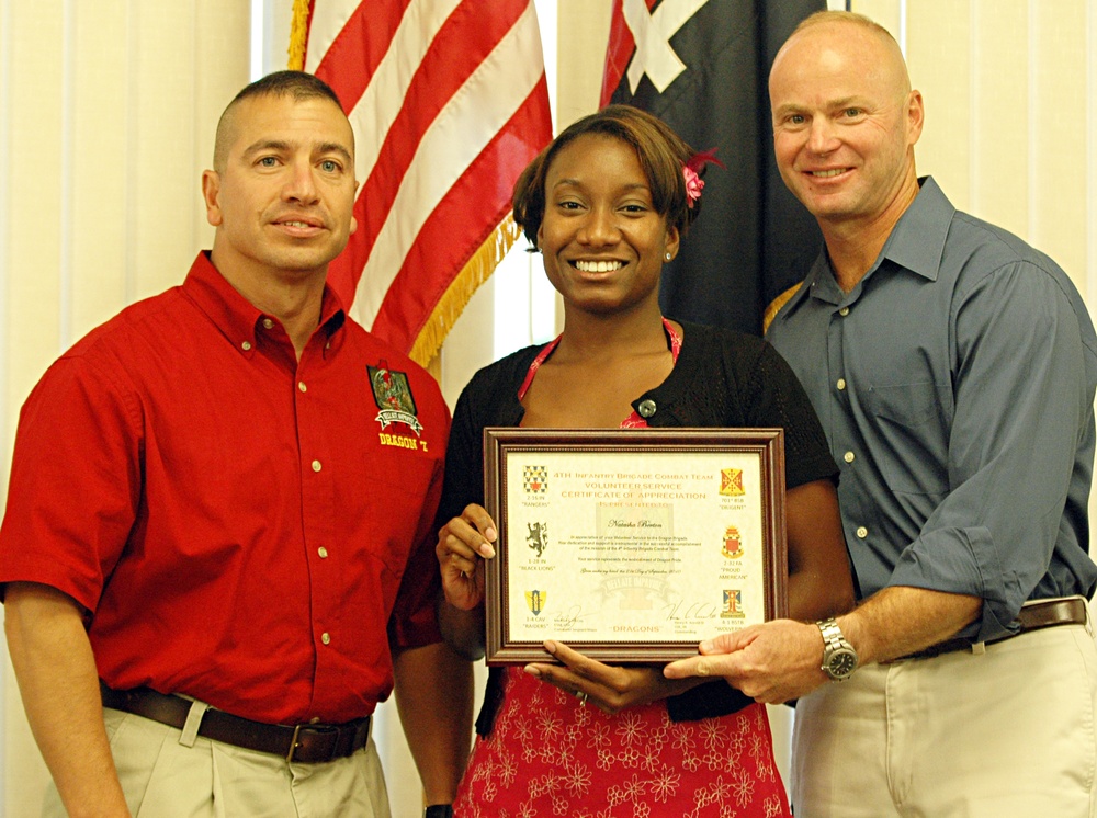 35 recognized at second Order of the Dragon Volunteer Recognition ceremony