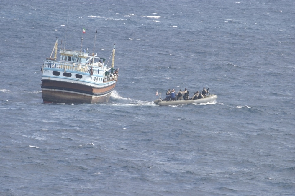 USS Momsen Respond to Fishing Vessel off Somalian Coast