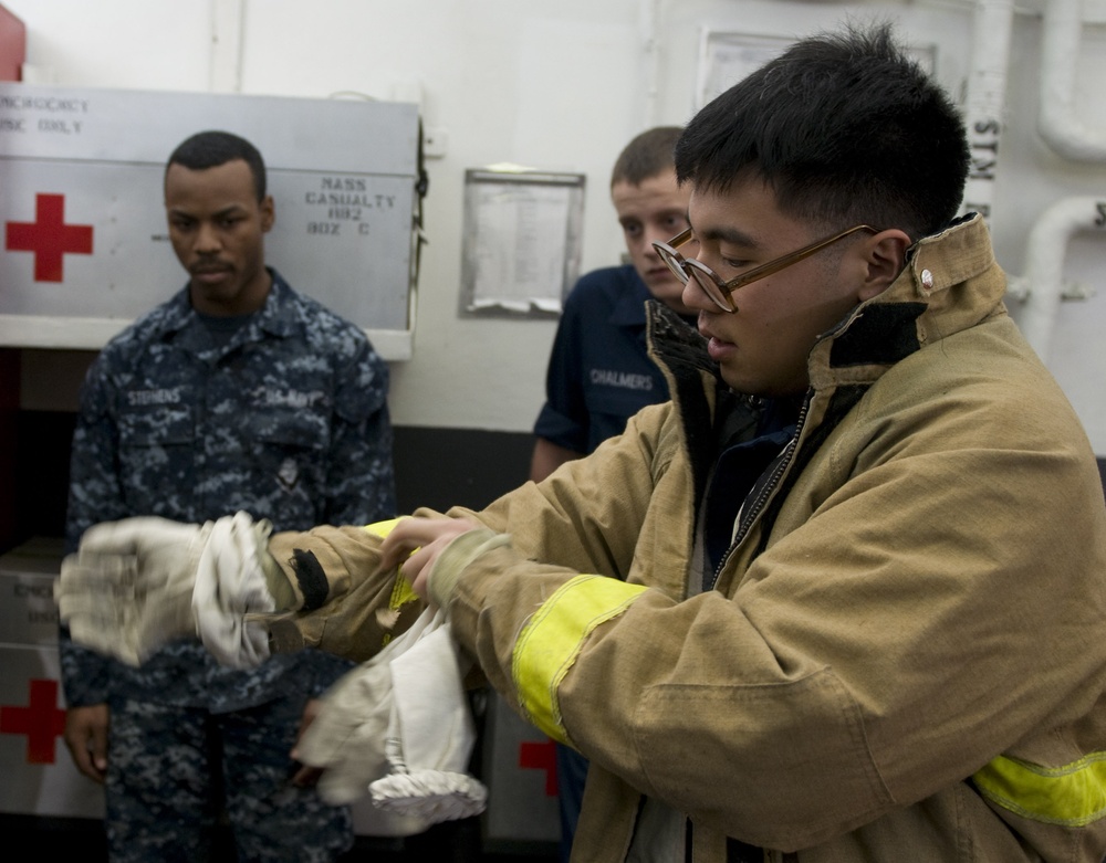Basic Damage Control Walkthrough Aboard USS Carl Vinson