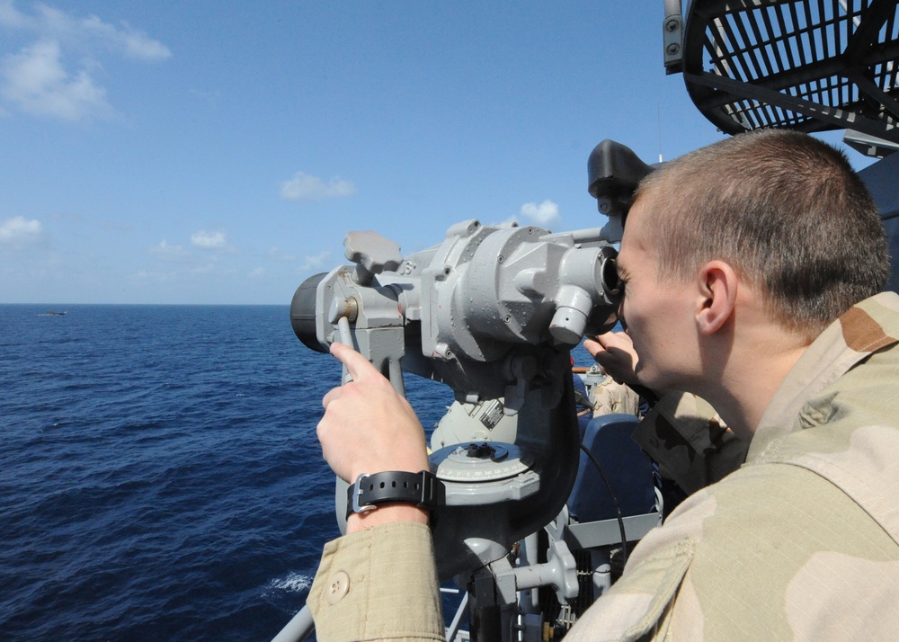 USS Lake Champlain Action