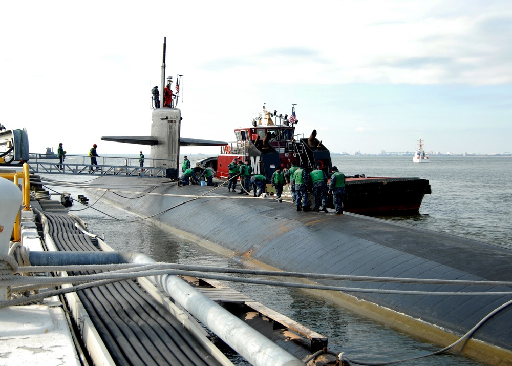 USS Newport News in Norfolk