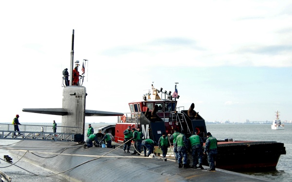 USS Newport News in Norfolk