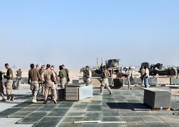 3rd MAW (Fwd) develops new flightline aboard Camp Bastion