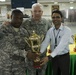 Lt. Gen. Webster awards best Thanksgiving decorated Dining Facility