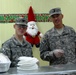 USD-C soldiers enjoy Christmas dinner at Camp Taji, Iraq