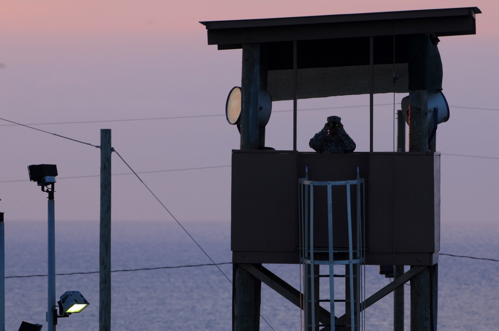 Honor Bound Guard Tower over JTF Guantanamo