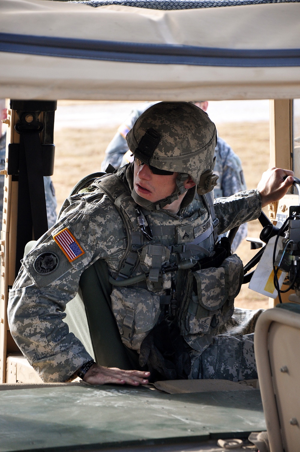 Lights outs; night vision only