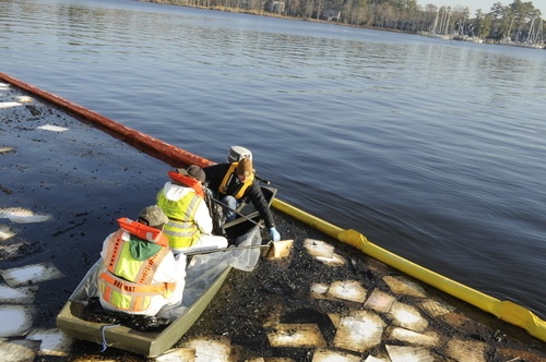 Clean up of oil products continues following N.C. marina fire