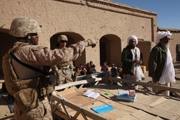 Civil Affairs Marines in Now Zad restore Barekzai schools