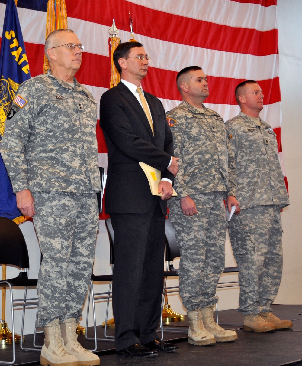 Oregon Army National Guard platoon receives Presidential Unit Citation