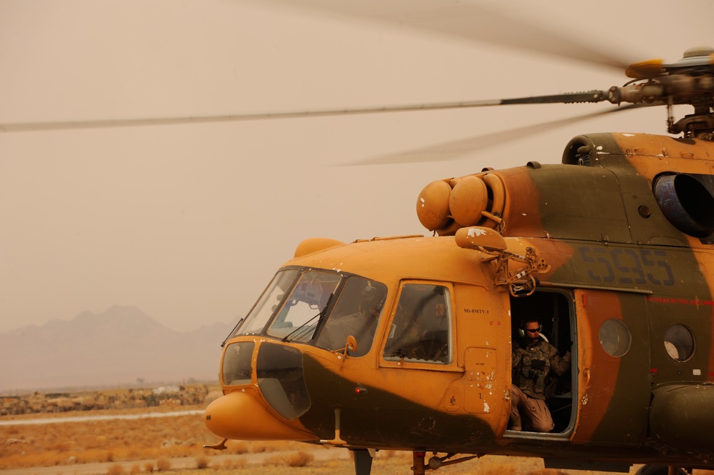 Afghan Mi-17 Pilot Training