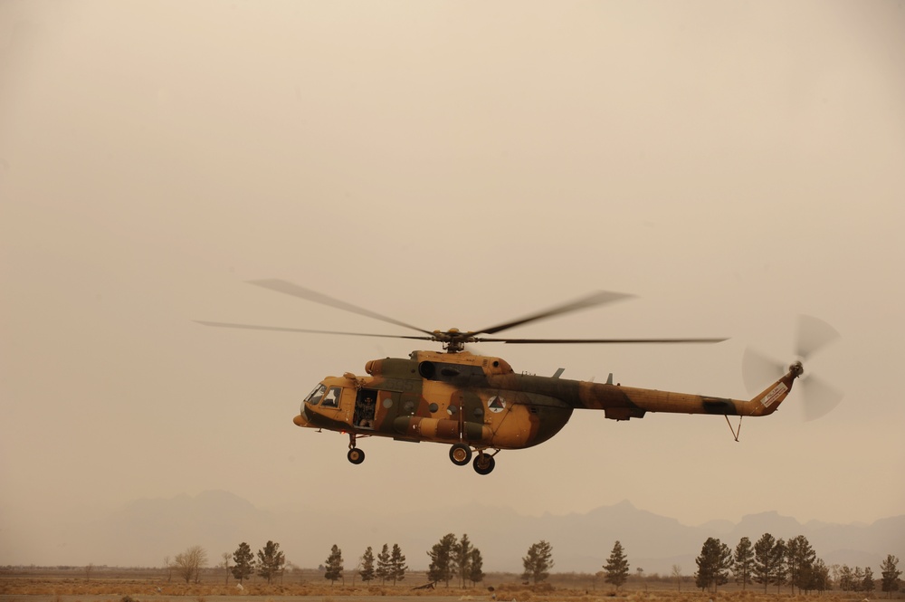 Afghan Mi-17 Pilot Training