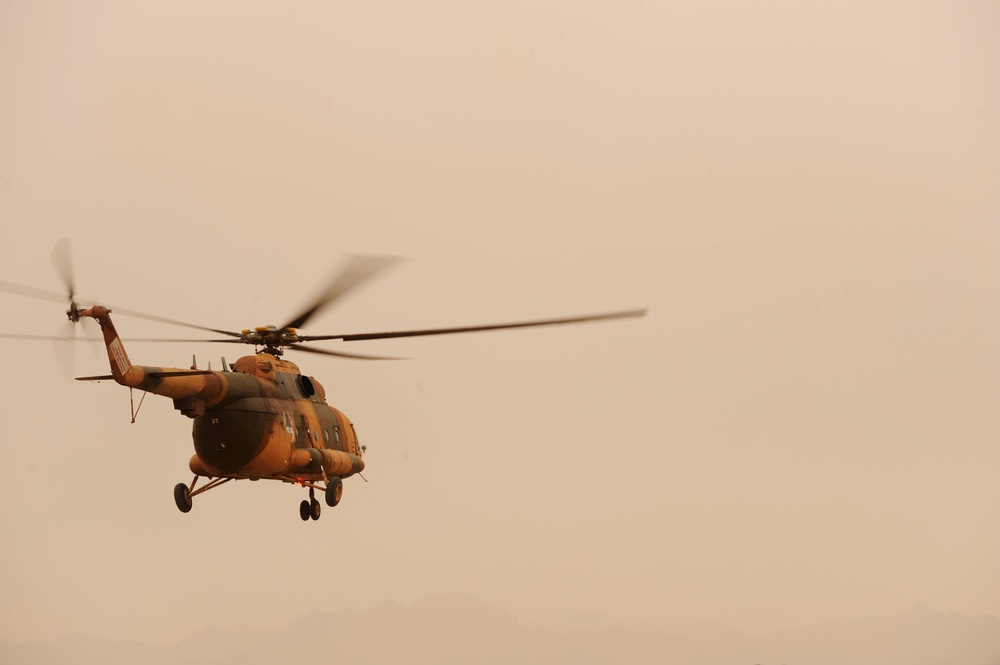 Afghan Mi-17 Pilot Training