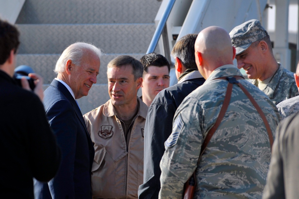 Vice President Joe Biden visits Bagram Air Field