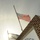 The national ensign flies at half staff at Camp Justice, Jan 10.