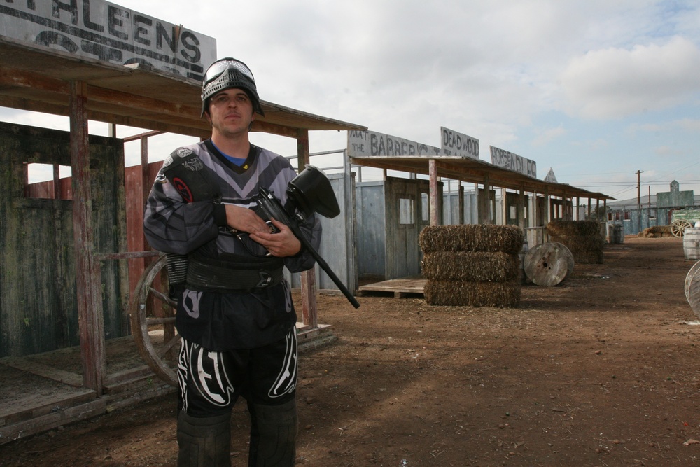 Make your mark at Miramar's paintball field