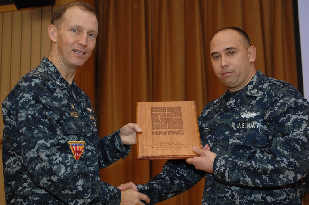 NAF Misawa Honors NAVFAC Far East Sailor of the Year