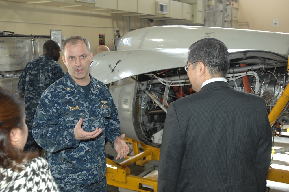 NAF Misawa Hosts South Kanto Defense Bureau Tour
