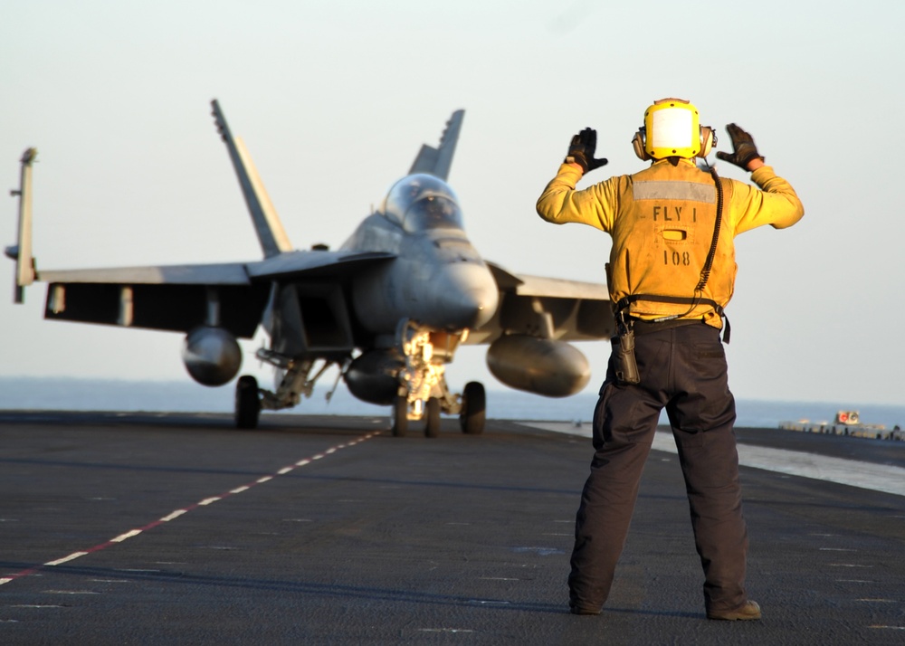 Abraham Lincoln continues flight operations