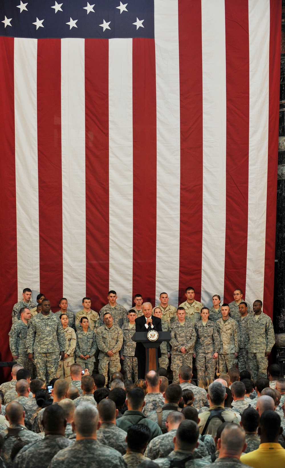 Vice president visits service members in Iraq