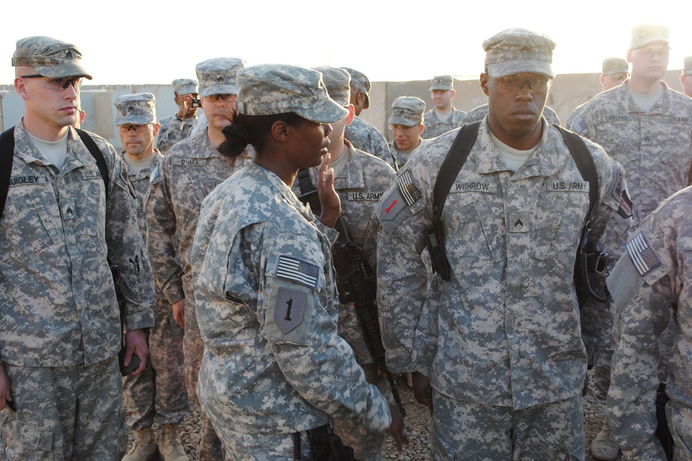 ‘Griffin’ battalion Soldiers receive combat patches