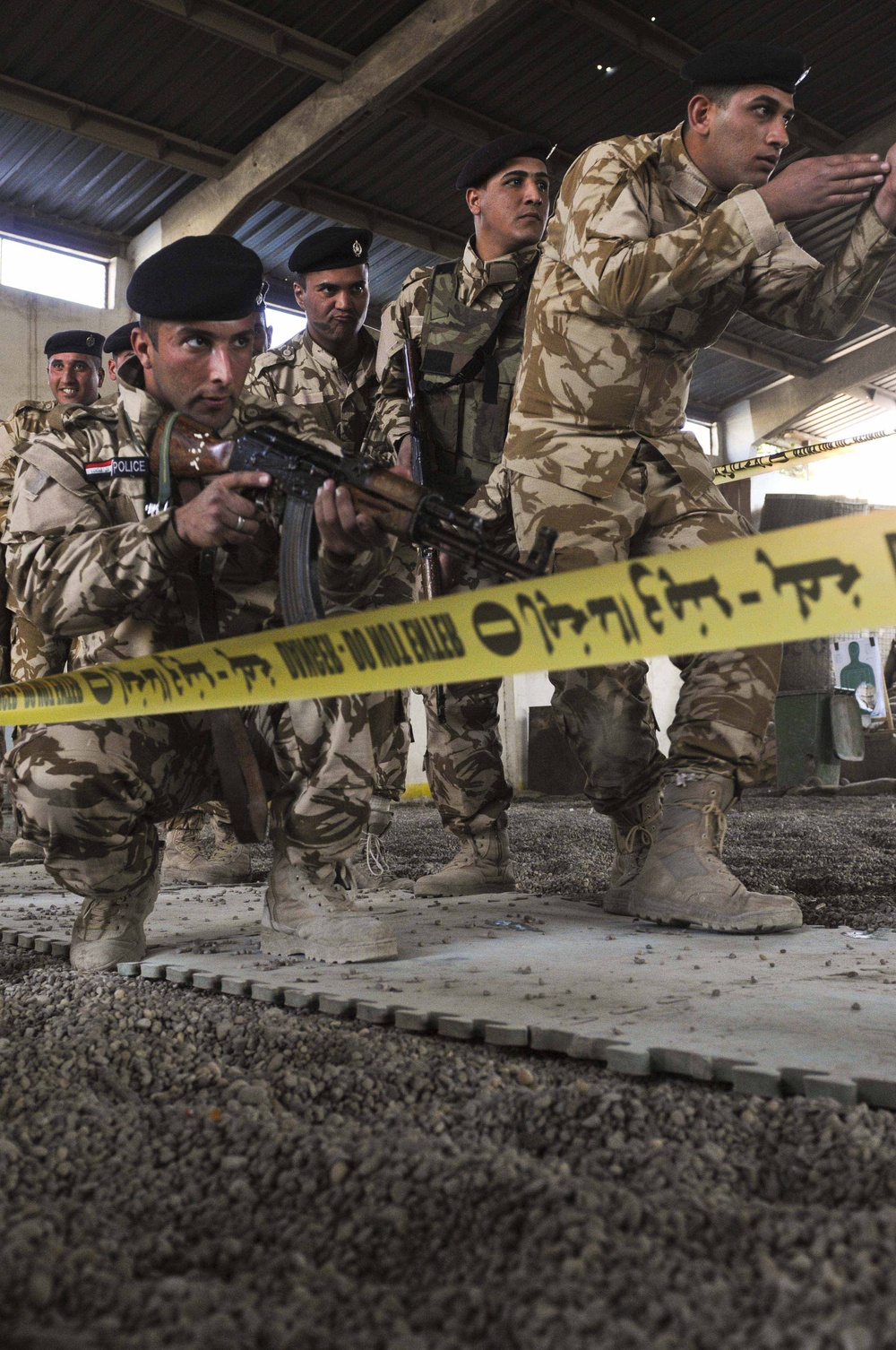 USD-C Soldiers train first Iraqi SWAT team in history of country