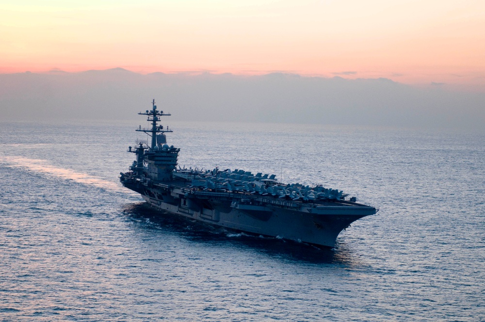 USS Carl Vinson conducts operations in 7th Fleet area of responsibility