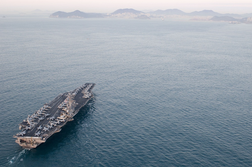 USS Carl Vinson conducts operations in 7th Fleet area of responsibility